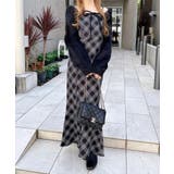 クロ/クロチェック | 7Gデコルテオープンニットボレロ+マーメイドワンピ | INGNI 