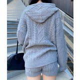 ケーブルBIGニットパーカー | INGNI  | 詳細画像20 