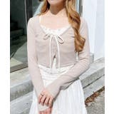 レースレイヤードカーデTOPs | INGNI  | 詳細画像14 