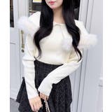 12Gファー付ケープオフショルニット | INGNI  | 詳細画像2 