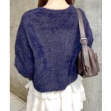 7Gショート丈フェザー3段ロゴニット | INGNI  | 詳細画像12 