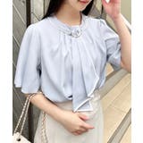 パールピン付トロミボウタイフレアスリーブブラウス | INGNI | 詳細画像12