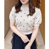 クルーネックハート刺繍ニット | INGNI | 詳細画像19