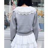 12Gレースフリル衿ニットカーディガン | INGNI  | 詳細画像18 
