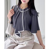 パールピン付トロミフレアスリーブブラウス | INGNI | 詳細画像8