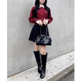 12G シャツレイヤード風ケーブルニット | INGNI  | 詳細画像18 