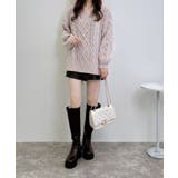 3G 2WAYケーブルルーズチュニックニット | INGNI  | 詳細画像31 