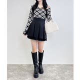 12Gパールビット付きチェックJQニット | INGNI  | 詳細画像7 