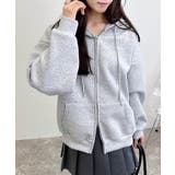 プレート付ダンボールダブルZIPパーカー | INGNI | 詳細画像17