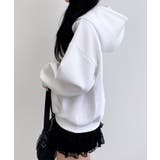 プレート付ダンボールダブルZIPパーカー | INGNI | 詳細画像3