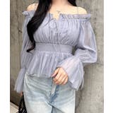 チュールオフショルブラウス | INGNI  | 詳細画像22 