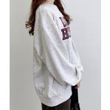 アソート柄貼付裏毛チュニック | INGNI  | 詳細画像3 