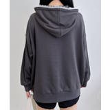 レース付ダブルジップ裏毛チュニックパーカー | INGNI | 詳細画像12