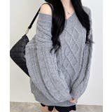 3G 2WAYケーブルルーズチュニックニット | INGNI  | 詳細画像10 