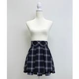 バックレースアップチェック柄タックフレアスカート | INGNI | 詳細画像12