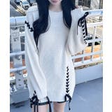 7Gレースアップ畦チュニックニット | INGNI  | 詳細画像2 