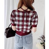 クロスチョーカーチェック柄ニット | INGNI  | 詳細画像16 