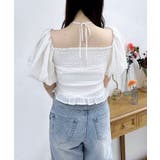 【WEB限定】シャーリングオフショルブラウス | INGNI | 詳細画像12