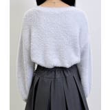 7Gパールビジューロゴフェザーニット | INGNI  | 詳細画像8 