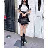 12G チェック衿デコルテオープン半袖ニット | INGNI  | 詳細画像7 