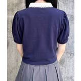 衿レース付胸ロゴポロシャツ | INGNI  | 詳細画像4 