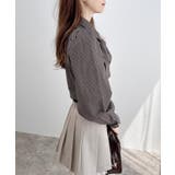 胸刺繍ボウタイブラウス | INGNI  | 詳細画像21 