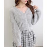 5Gレース付フェザーニットカーディガン | INGNI | 詳細画像13