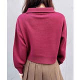 12GハーフZIPショート丈ロゴニット | INGNI  | 詳細画像10 