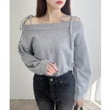 肩リボンオフショル裏毛トップス | INGNI | 詳細画像5