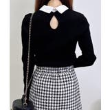 衿付ボウタイニット | INGNI  | 詳細画像12 