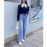 12Gレースフリル衿ニットカーディガン | INGNI  | 詳細画像12 