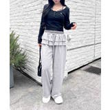 胸プレート付レイヤード風TOPs | INGNI  | 詳細画像6 