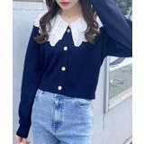 12Gレースフリル衿ニットカーディガン | INGNI  | 詳細画像7 