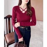 12Gクロスチョーカー長袖ニット | INGNI  | 詳細画像19 