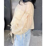 袖リボンラメシアーショートシャツ | INGNI | 詳細画像15