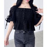 ツイードペプラムオフショルブラウス | INGNI  | 詳細画像13 