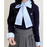 7Gボウタイシャツドッキングケーブルニット | INGNI  | 詳細画像12 