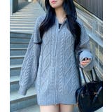 ケーブルBIGニットパーカー | INGNI  | 詳細画像17 