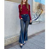 12Gメタルプリントリブニット | INGNI  | 詳細画像18 