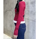12Gヘンリーネックフリルレース付ニット | INGNI  | 詳細画像16 