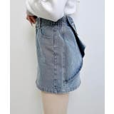 Backリボンデニムタイトミニスカート | INGNI  | 詳細画像3 