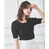 【WEB限定】リボンレイヤード風ニット | INGNI  | 詳細画像1 