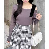 12Gリブワンショルベロアリボンニット | INGNI | 詳細画像14