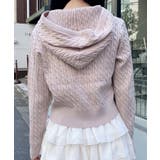 12Gプレート付ケーブルニットパーカー | INGNI  | 詳細画像11 