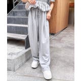 グレー | 【WEB限定アイテム】イージー裏毛パンツ | INGNI 