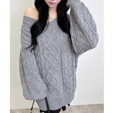 3G 2WAYケーブルルーズチュニックニット | INGNI  | 詳細画像9 