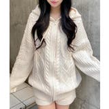 ケーブルBIGニットパーカー | INGNI  | 詳細画像2 