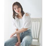 【WEB限定】肩リボンバルーンスリーブオフショルブラウス | INGNI | 詳細画像11