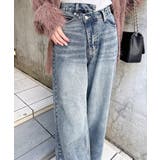 ウエストデザインワイドデニムパンツ | INGNI  | 詳細画像2 