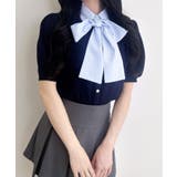 12Gボウタイドッキング半袖ニット | INGNI  | 詳細画像5 